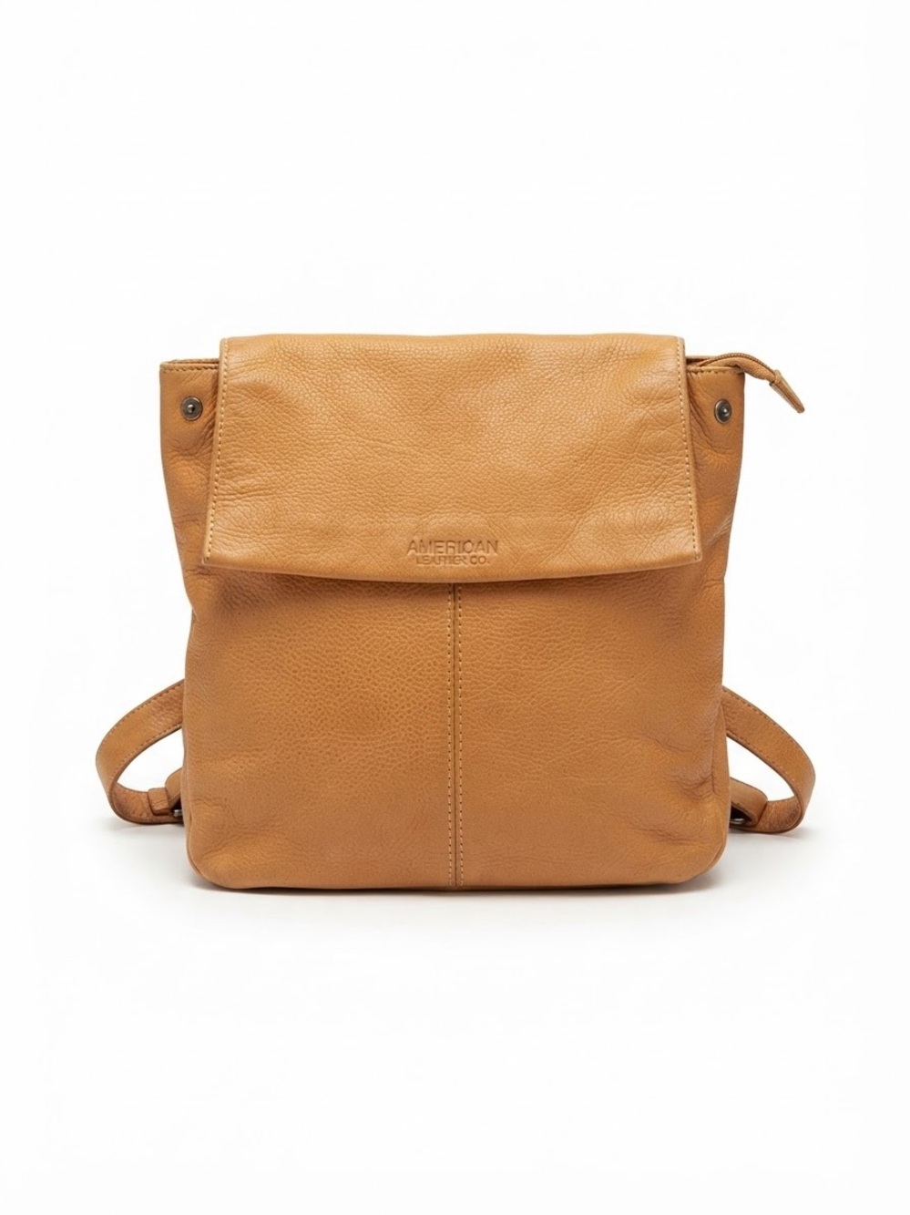Tan Leather Convertible Backpack Crossbody